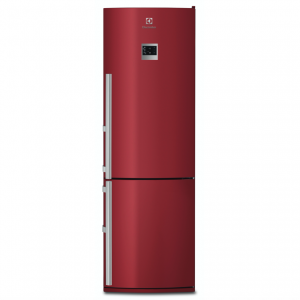Electrolux EN3487AOH Freestanding Fridge Freezer - Red The Appliance Centre NI