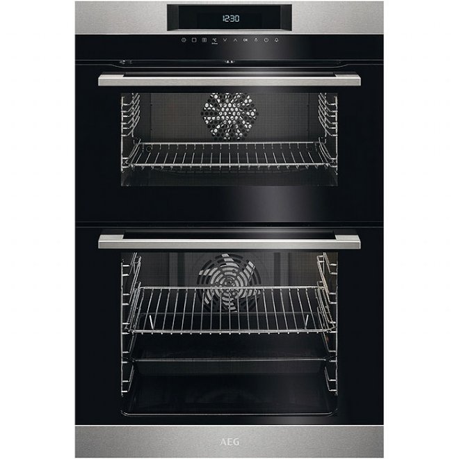 AEG AEG DCK731110M A Rated Built In Double Oven Stainless Steel 