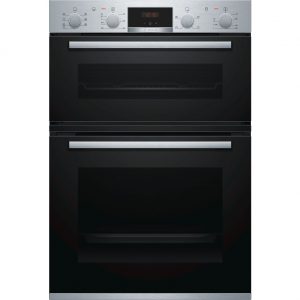 BOSCH Electric Double Oven Brushed Steel - MBS533BS0B The Appliance Centre NI