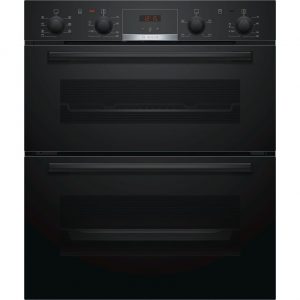 BOSCH Built-under Double Oven Black - NBS533BB0B The Appliance Centre NI