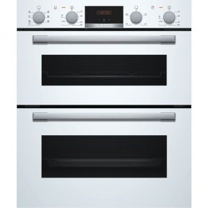 BOSCH Built-under Double Oven White - NBS533BW0B The Appliance Centre NI
