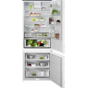 AEG 188cm Series 8000 Integrated 70/30 Frost Free Fridge Freezer 70cm Wide NSC7G752ES.